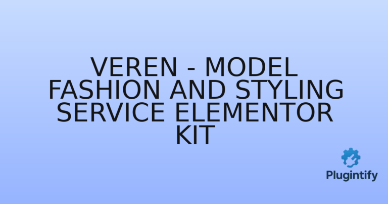 Read more about the article Veren – Model Fashion and Styling Service Elementor Kit