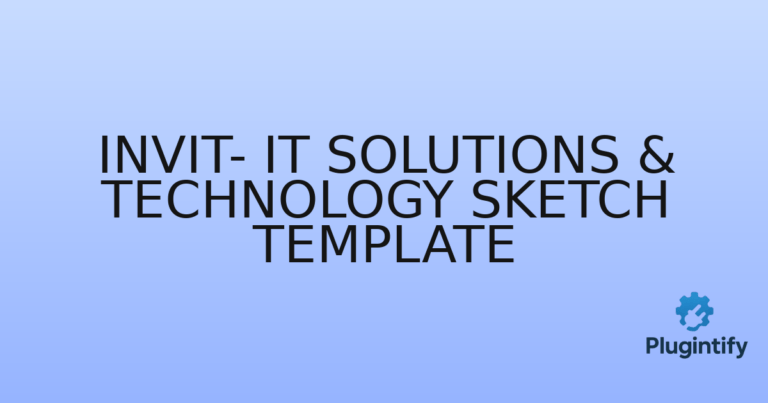 Read more about the article Invit- IT Solutions & Technology Sketch Template