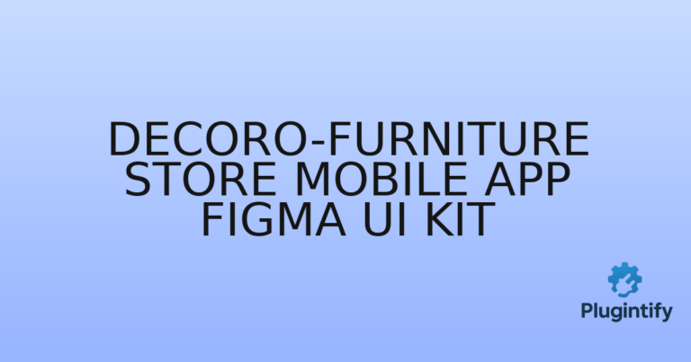 Read more about the article Decoro-Furniture Store Mobile App Figma Ui Kit