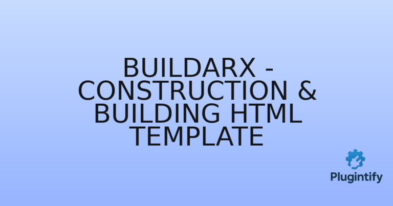 Read more about the article Buildarx – Construction & Building HTML Template