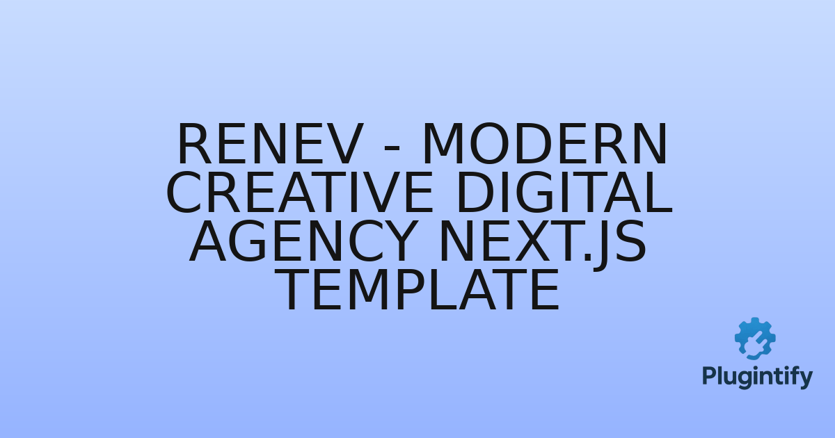 You are currently viewing Renev – Modern Creative Digital Agency Next.js Template