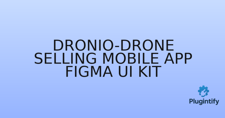 Read more about the article Dronio-Drone Selling Mobile App Figma Ui Kit