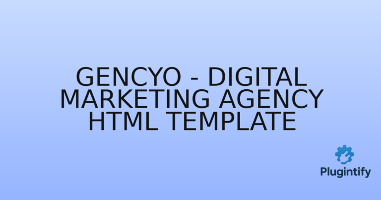 Read more about the article Gencyo – Digital Marketing Agency HTML Template