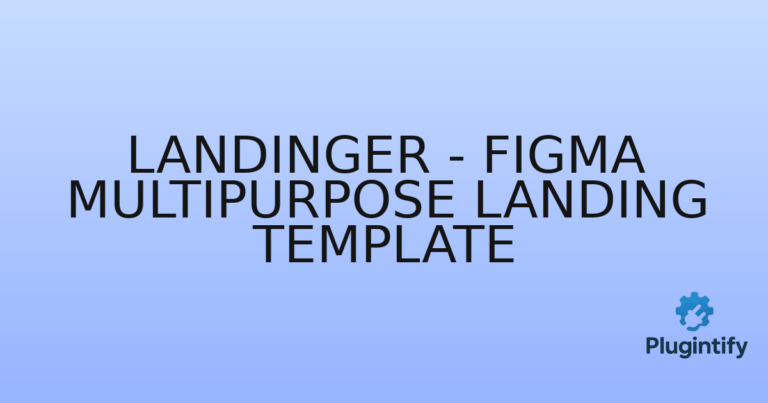 Read more about the article Landinger – Figma Multipurpose Landing Template