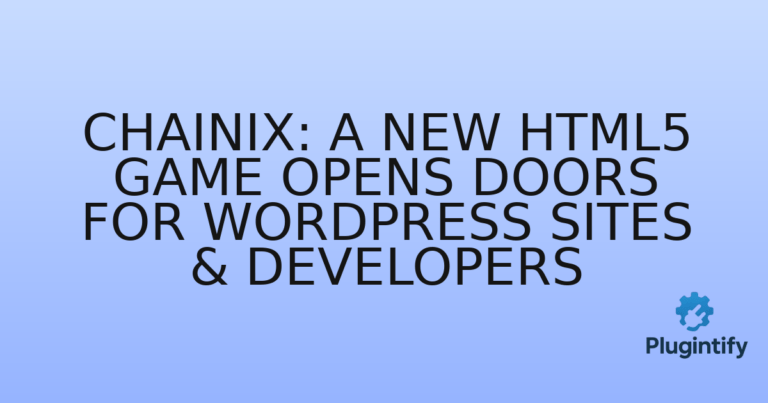 Read more about the article Chainix: A New HTML5 Game Opens Doors for WordPress Sites & Developers