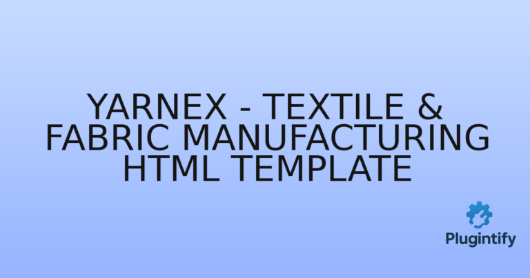 Read more about the article Yarnex – Textile & Fabric Manufacturing HTML Template