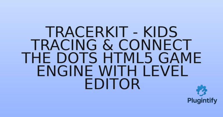 Read more about the article TracerKit – Kids Tracing & Connect the Dots HTML5 Game Engine with Level Editor