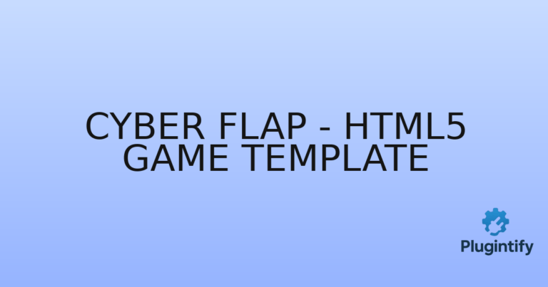 Read more about the article Cyber Flap – HTML5 Game Template