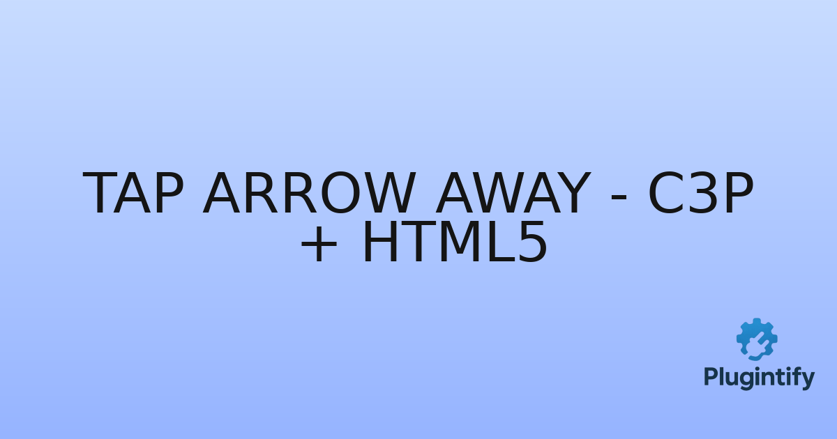 You are currently viewing Tap Arrow Away – C3P + HTML5