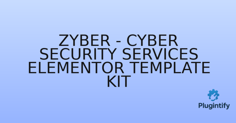 Read more about the article Zyber – Cyber Security Services Elementor Template Kit