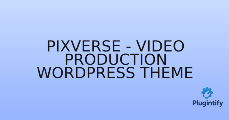 Read more about the article PixVerse – Video Production WordPress Theme