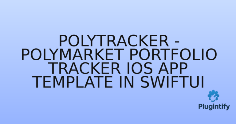 Read more about the article PolyTracker – Polymarket Portfolio Tracker iOS App Template in SwiftUI