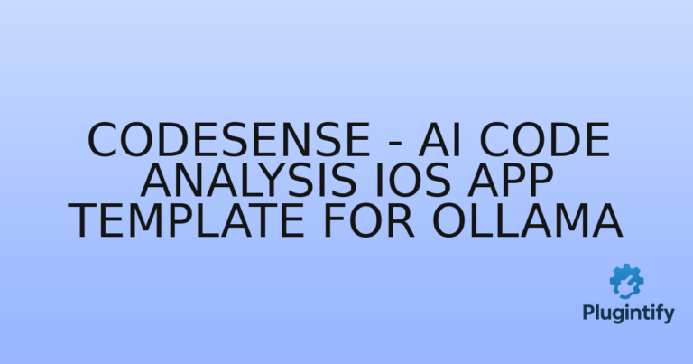 Read more about the article CodeSense – AI Code Analysis iOS App Template for Ollama