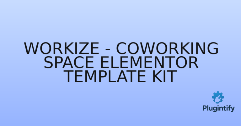 Read more about the article Workize – Coworking Space Elementor Template Kit