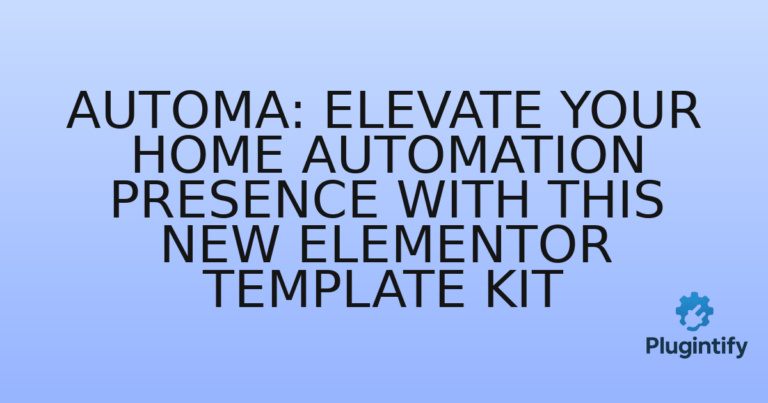 Read more about the article Automa: Elevate Your Home Automation Presence with This New Elementor Template Kit
