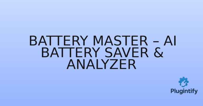 Read more about the article Battery Master – AI Battery Saver & Analyzer