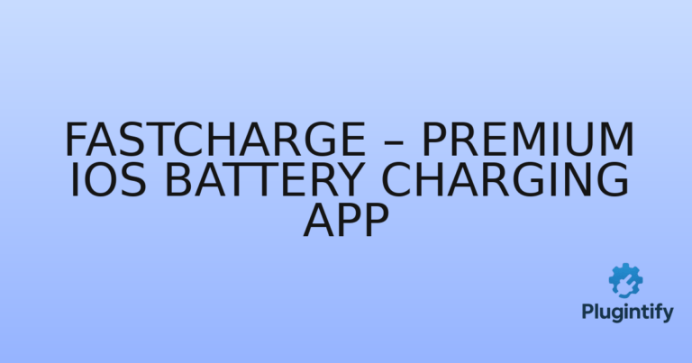 Read more about the article FastCharge – Premium iOS Battery Charging App