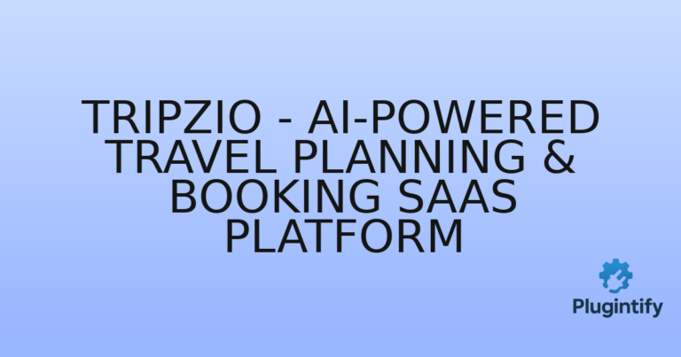 Read more about the article Tripzio – AI-Powered Travel Planning & Booking SaaS Platform