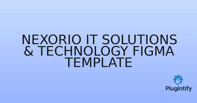 Read more about the article Nexorio IT Solutions & Technology Figma Template