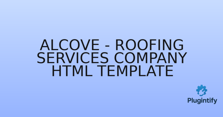 Read more about the article Alcove – Roofing Services Company HTML Template