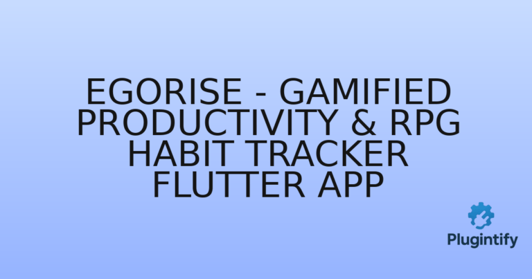 Read more about the article EgoRise – Gamified Productivity & RPG Habit Tracker Flutter App