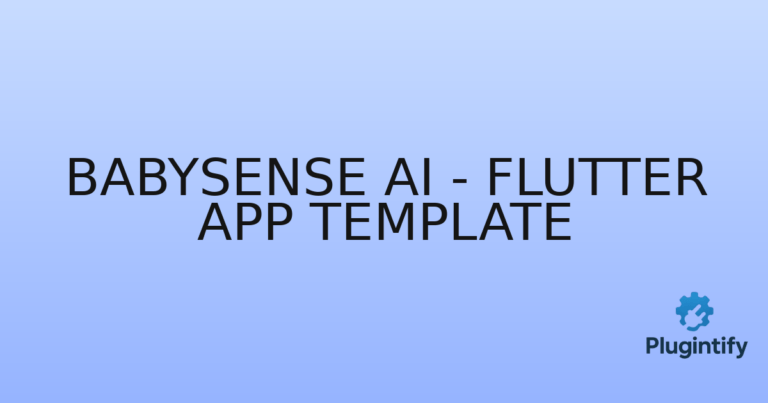 Read more about the article BabySense AI – Flutter App Template
