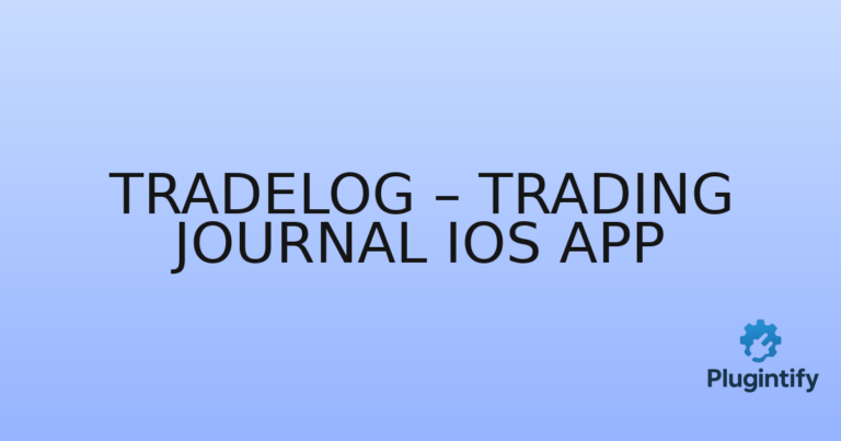 Read more about the article TradeLog – Trading Journal iOS App