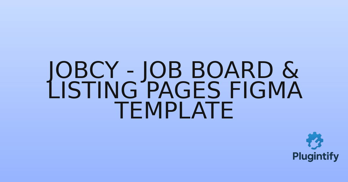 You are currently viewing Jobcy – Job Board & Listing Pages Figma Template