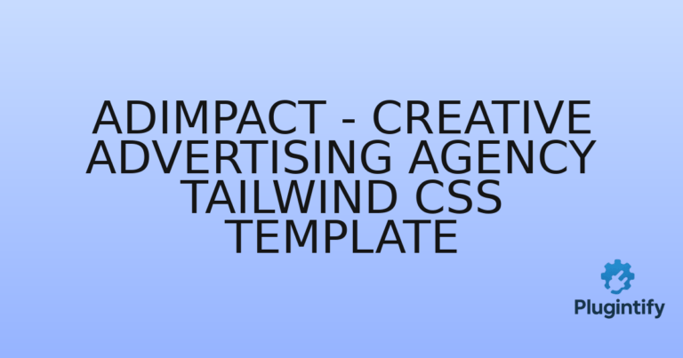 Read more about the article AdImpact – Creative Advertising Agency Tailwind CSS Template