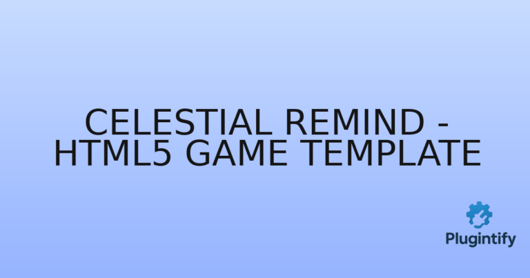 Read more about the article Celestial Remind – HTML5 Game Template