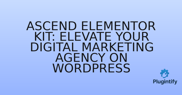 Read more about the article Ascend Elementor Kit: Elevate Your Digital Marketing Agency on WordPress