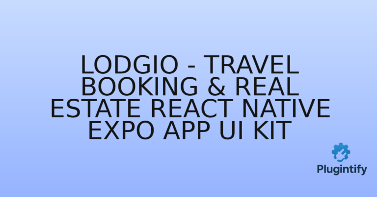 Read more about the article Lodgio – Travel Booking & Real Estate React Native Expo App Ui Kit