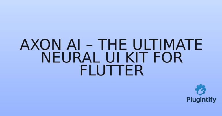 Read more about the article Axon AI – The Ultimate Neural UI Kit for Flutter
