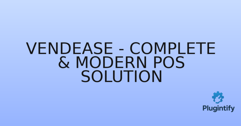 Read more about the article VendEase – Complete & modern POS solution