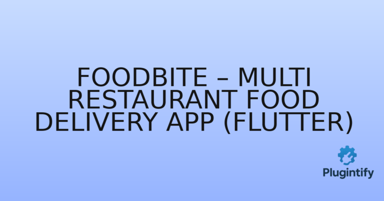 Read more about the article FoodBite – Multi Restaurant Food Delivery App (Flutter)