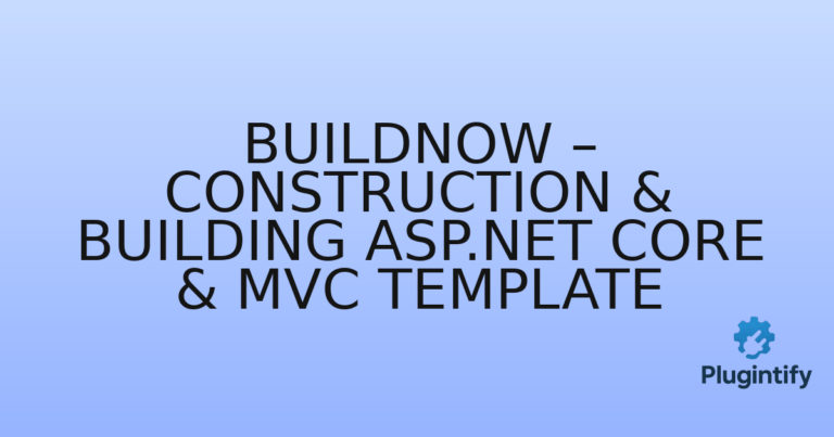 Read more about the article Buildnow – Construction & Building Asp.net Core & MVC Template