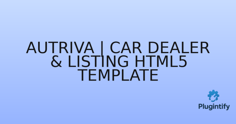 Read more about the article Autriva | Car Dealer & Listing HTML5 Template