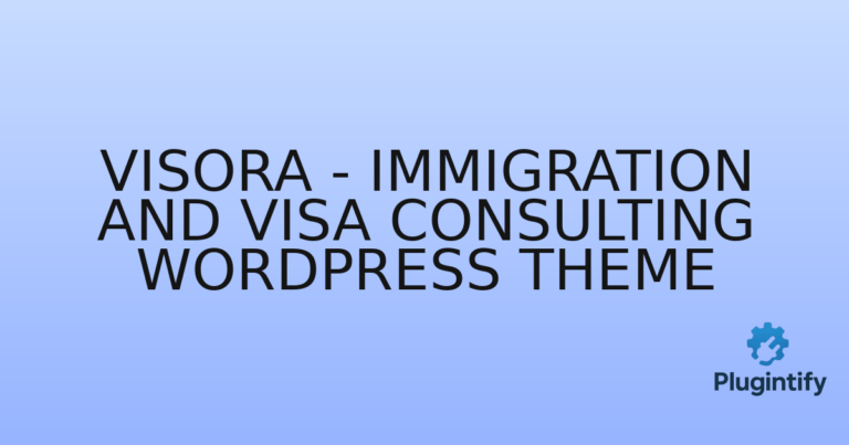 Read more about the article Visora – Immigration and Visa Consulting WordPress Theme