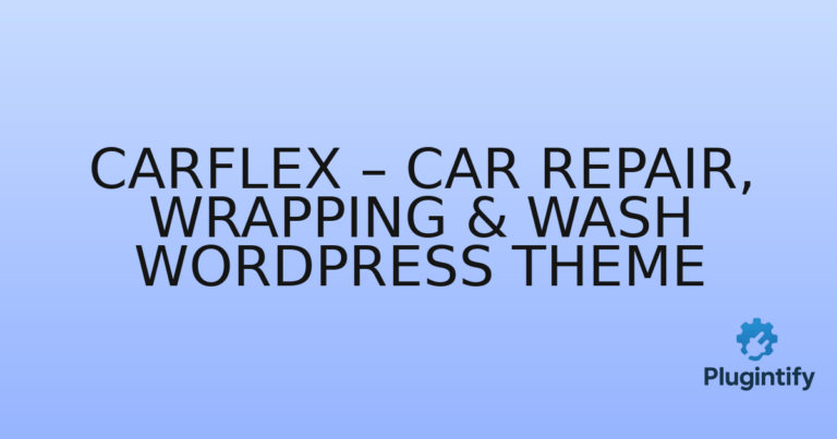 Read more about the article Carflex – Car Repair, Wrapping & Wash WordPress Theme