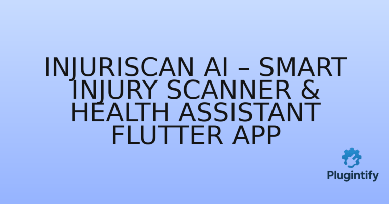 Read more about the article InjuriScan AI – Smart Injury Scanner & Health Assistant Flutter App