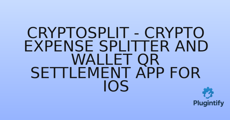 Read more about the article CryptoSplit – Crypto Expense Splitter and Wallet QR Settlement App for iOS