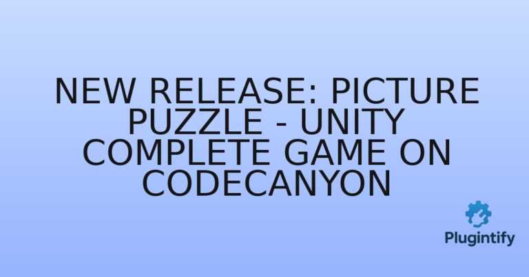 Read more about the article New Release: Picture Puzzle – Unity Complete Game on Codecanyon