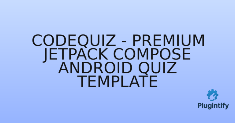 Read more about the article CodeQuiz – Premium Jetpack Compose Android Quiz Template