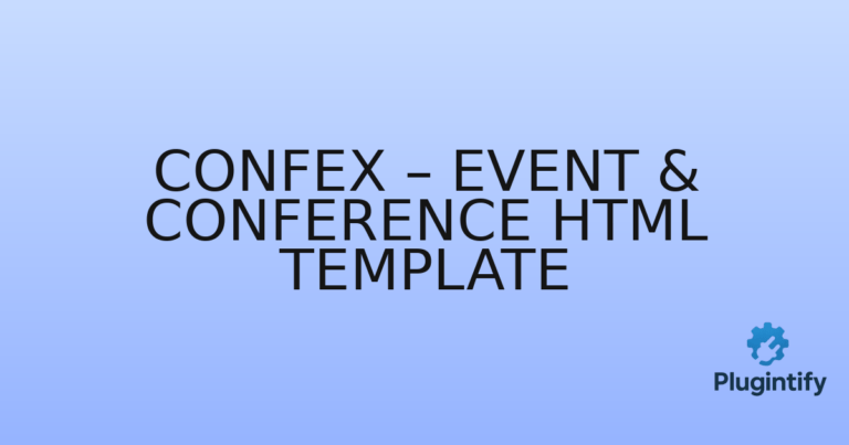 Read more about the article Confex – Event & Conference HTML Template