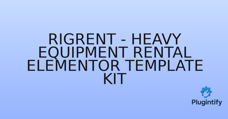 Read more about the article Rigrent – Heavy Equipment Rental Elementor Template Kit