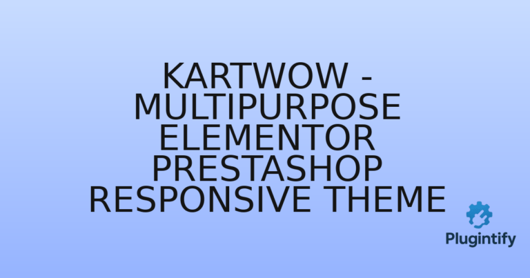 Read more about the article Kartwow – Multipurpose Elementor Prestashop Responsive Theme