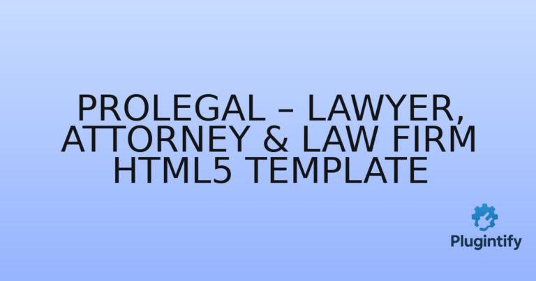 Read more about the article ProLegal – Lawyer, Attorney & Law Firm HTML5 Template