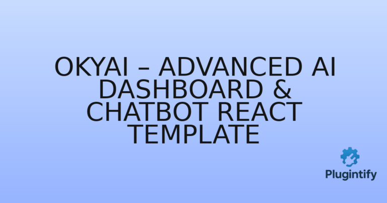 Read more about the article OkyAi – Advanced AI Dashboard & Chatbot React Template