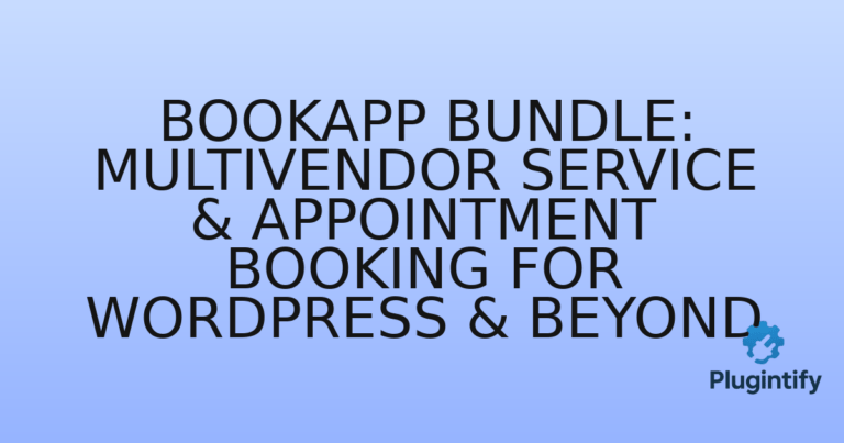 Read more about the article Bookapp Bundle: Multivendor Service & Appointment Booking for WordPress & Beyond