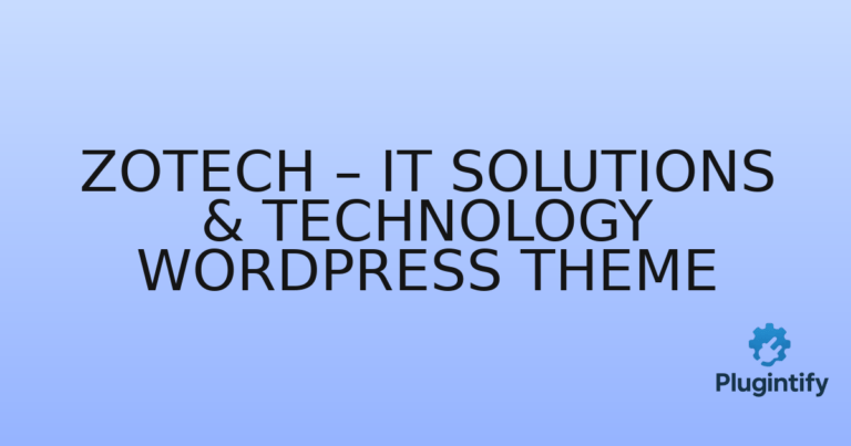 Read more about the article Zotech – IT Solutions & Technology WordPress Theme